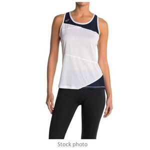 ASICS Women's Gunlap Singlet, White/Black